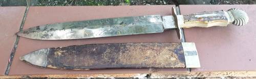 Antique James Rodgers Bowie Knife ( 1800`s)