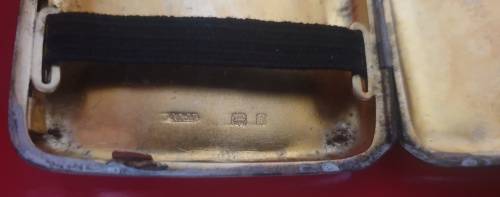 1908 A and J Zimmerman Birmingham Silver Cigarette Case