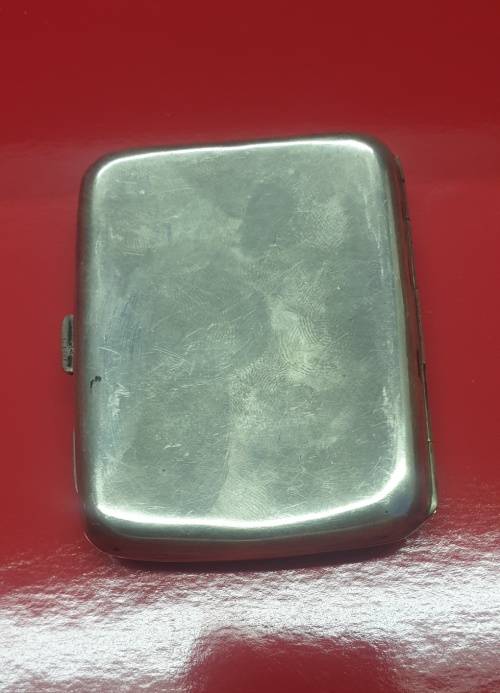 1908 A and J Zimmerman Birmingham Silver Cigarette Case
