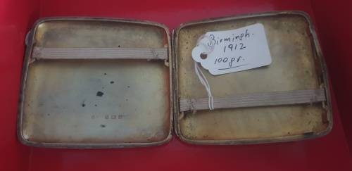 1912 John Rose Birmingham Silver Cigarette Case