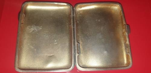 1919 Hasset and Harper Ltd Birmingham Silver Cigarette Case