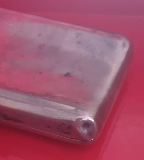 1919 Hasset and Harper Ltd Birmingham Silver Cigarette Case
