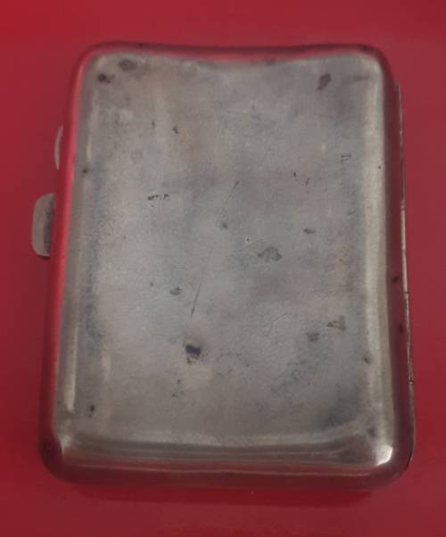 1919 Hasset and Harper Ltd Birmingham Silver Cigarette Case