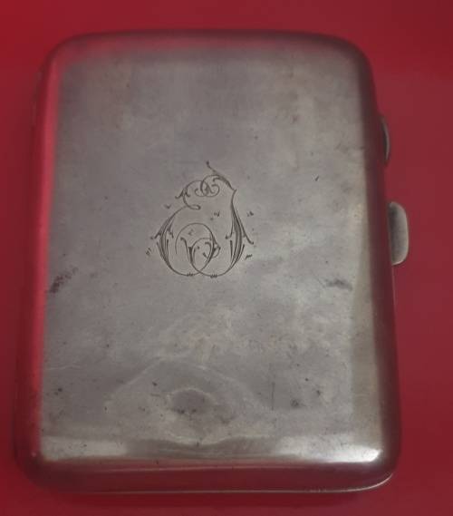 1919 Hasset and Harper Ltd Birmingham Silver Cigarette Case