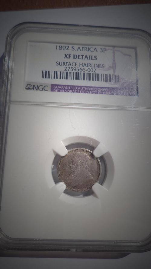 1892 3 PENCE XF DETAILS