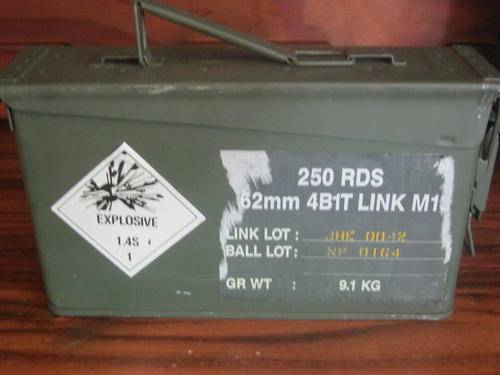 METAL AMMUNITION CASE
