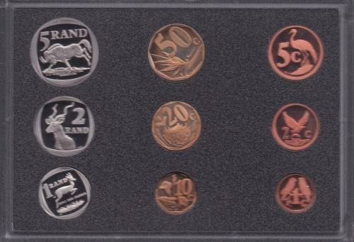 # 1998 SOUTH AFRICAN PROOF COIN SET AS ISSUED BY SA MINT #
