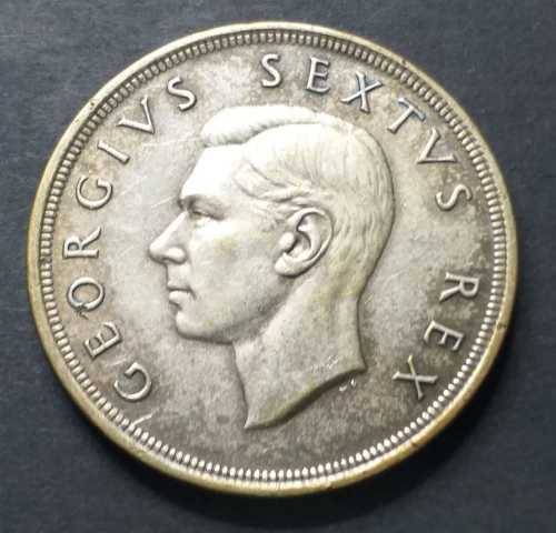 # 5 SHILLINGS - 1952 - 5 SHILLINGS (50% SILVER Content) COIN #