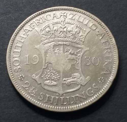 # 2.5 SHILLINGS - 1930 - 2.5 SHILLINGS (80% SILVER Content) COIN #