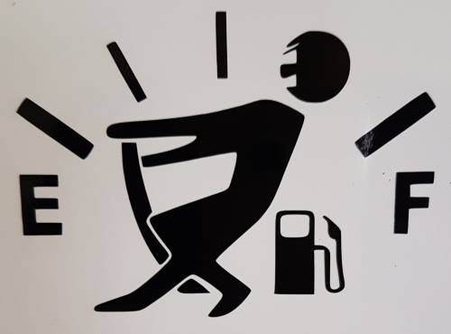 Refill the Petrol tank Vinyl Sticker