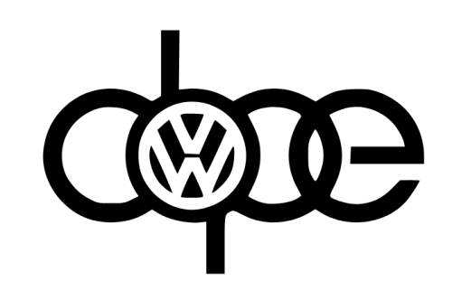 DOPE VW Vinyl Sticker