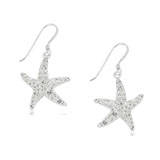 A Breathetakingly Beautiful 925 Sterling Silver Set of Star Earrings - Credit Card Payments Welcome