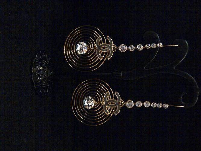 chanel earrings dangling impoorted