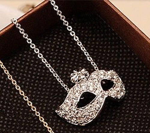Gorgeous Mask Necklace - Costume Jewellery