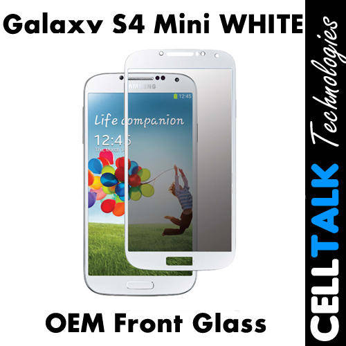 Front Glass Touch Digitizer For Samsung Galaxy S4 Mini i9190 WHITE