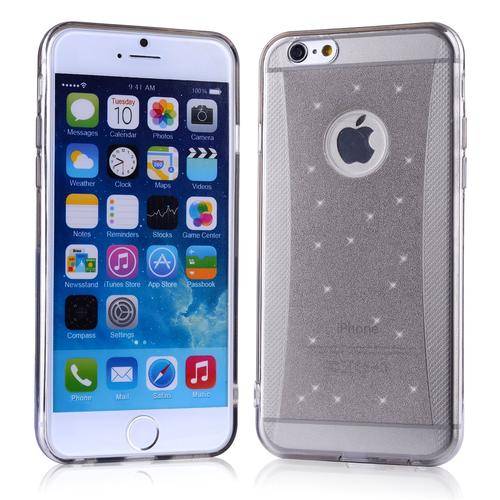 **iPhone 6 TPU Soft Skin Back Covers**Silver**Ultra Slim Cover**