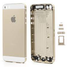 iPhone 5S Housing White & Gold Frame