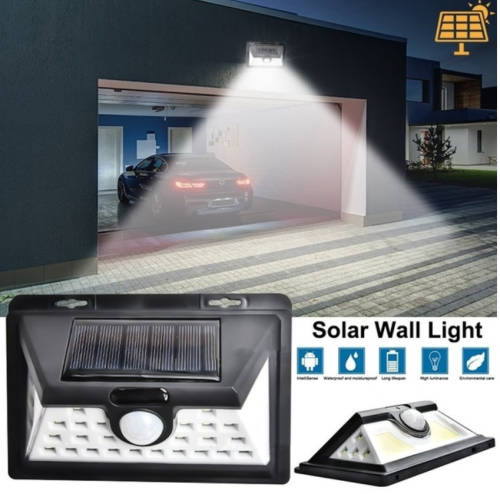 Solar Lights 32 LED 52LED 118LED Wall Solar Light Outdoor Security Lighting Nightlight Waterproof IP