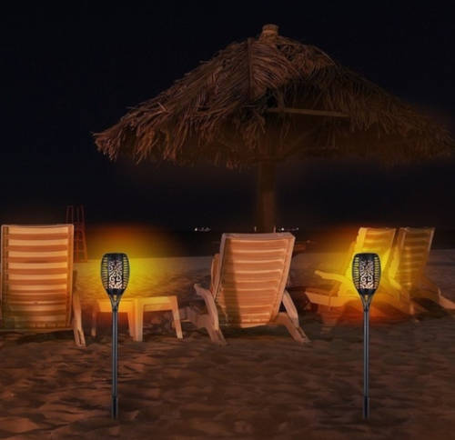 Outdoor Waterproof Flickering Flame Solar Torch Light Garden Lamp Outdoor Landscape Decoration safe