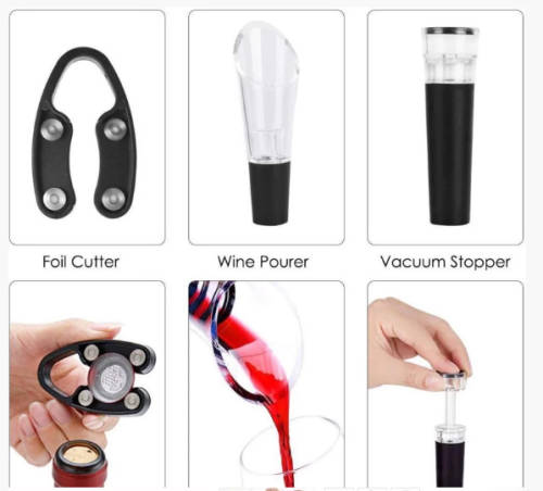 Electric Wine Opener Gift Set