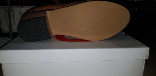 DUE SOUTH DS W AMARA ZIP DETAIL TAN  SIZE 6 BARGAIN!