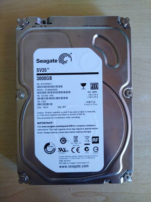 3TB Seagate Barracuda desktop hard drive