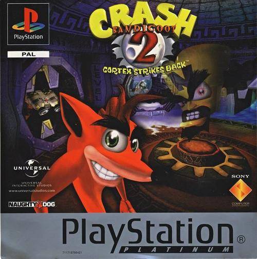 Crash Bandicoot 2 Coretx Strikes Again PS1/PS2.