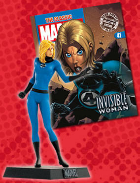 INVISIBLE WOMAN !!!! Rare !!! Classic Marvel Figurine Collection #41