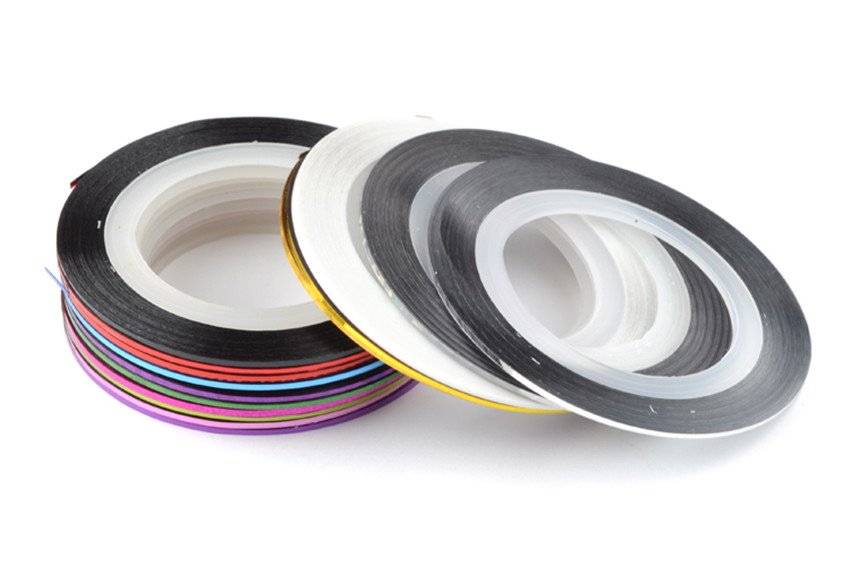 4 x Nail Striping Tape (Random Colour) 60meter each