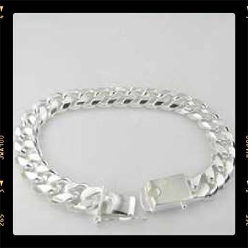 MENS/LADIES LINK BRACELET IN 925 SILVER
