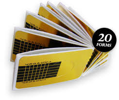 20 Nail Extension/ Form Stickers **In Stock**