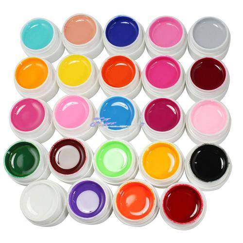 24 Pieces UV Solid Colour Builder Gel Set **In Stock**