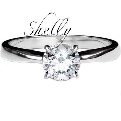 CLASSIC 0.10 CARAT GENUINE DIAMOND 18K SOLID WHITE GOLD RING**IN STOCK**
