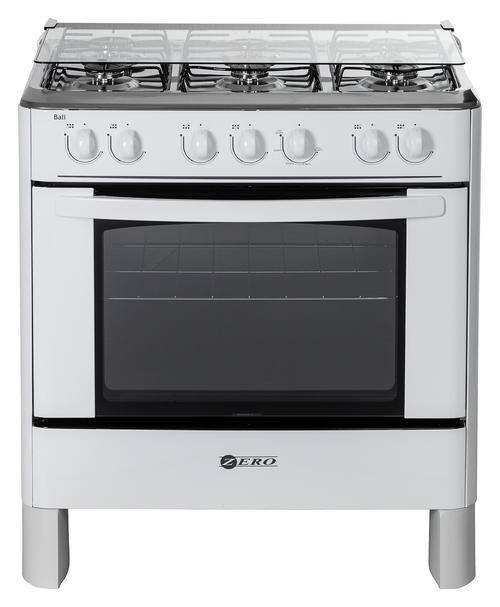 ZERO APPLIANCES 6 BURNER WHITE GAS STOVE