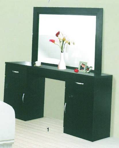 Vegas Dressing Table with Mirror + Dressing Table Stool