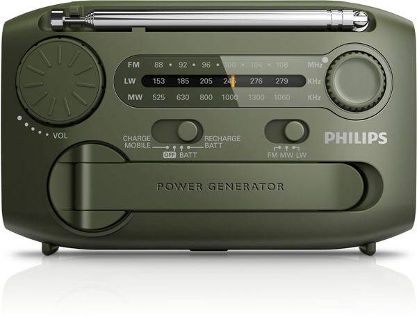 Philips Self-Powered Portable Radio