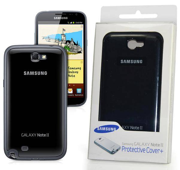 Samsung Galaxy Note 2 Protective Cover+ - Black