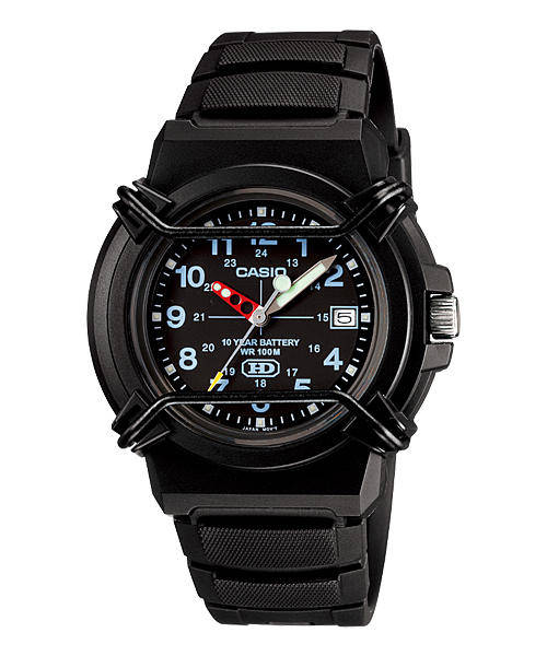 Casio Enticer Analog Black Dial Men's Watch - HDA-600B-1BVDF