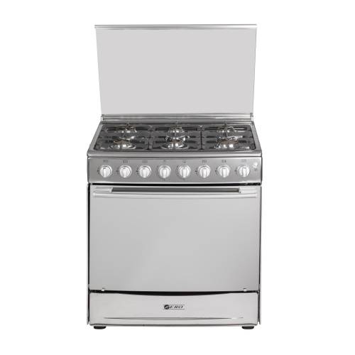 ZERO APPLIANCES 6 BURNER STAINLESS STEEL GAS STOVE