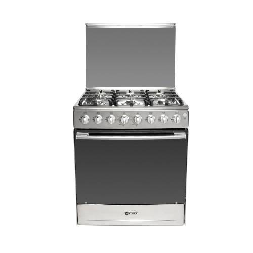 ZERO APPLIANCES 6 BURNER STAINLESS STEEL GAS STOVE