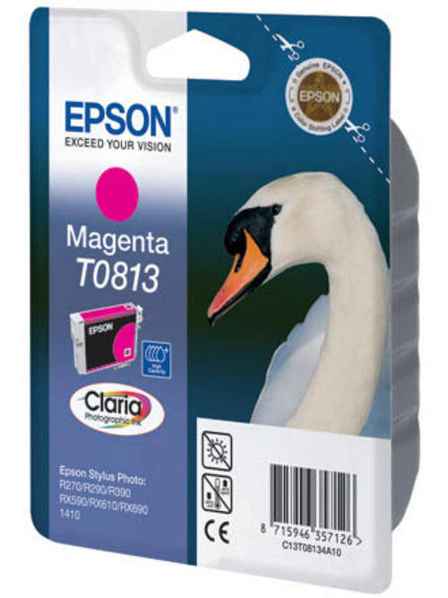 Epson Magenta T0813 Ink Cartridge