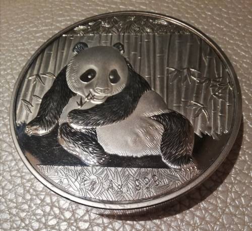 1Kg Pure Silver Panda Bullion Coin