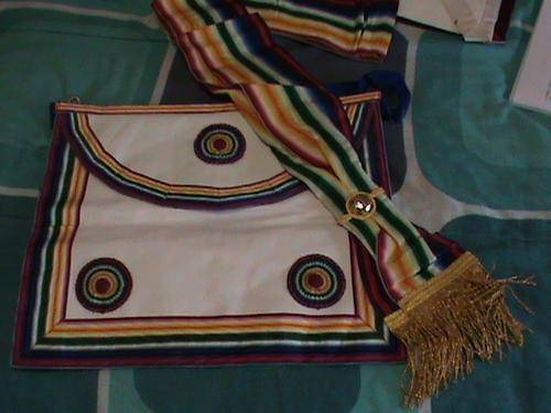Masonic Royal Ark Mariners Apron and sash