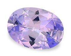 TANZANITE - BLUE PURPLE OVAL FACET