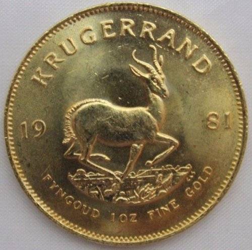 1 OZ 1981 uncirculated Krugerrand