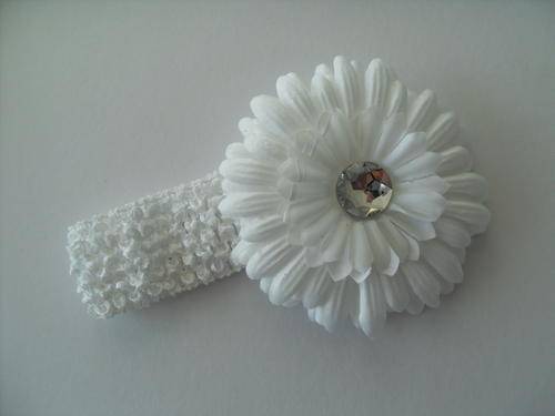 Baby Headband White