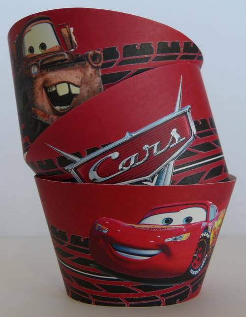 Disney cars Cupcake wrappers (12)