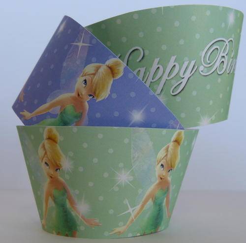 Tinkerbell Cupcake wrappers (9)