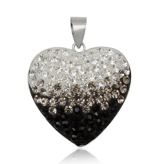 SOLID STERLING SILVER AND SWAROVSKI CRYSTAL PENDANTS