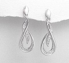 SOLID STERLING SILVER EARRINGS